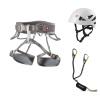 Ocun Via Ferrata Twist Shard set barva grey silver/green velikost M-XL