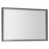 Sapho Sort Zrkadlo 100 x 70 cm s LED podsvietením, čierny mat ST100