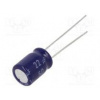 Kondenzátor elektrolytický bipolární THT 22uF 50VDC ±20%