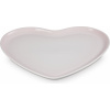 Servírovací tanier Heart 32 cm svetloružový