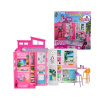 Barbie sada skladací prenosný letný domček Getaway + doplnky