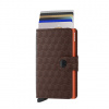 Peněženka Miniwallet Secrid Optical Brown-Orange