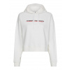 Dámske mikiny Tommy Hilfiger Regular Graphic Hood - ecru - Biely (M)