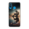 Lesklý kryt Mobiwear Glossy - Huawei P30 Lite - G003G Astronaut na samotce (Prémiové lesklé pouzdro, obal, kryt Mobiwear Glossy na mobil Huawei P30 Lite - G003G Astronaut na samotce, materiál Plast +