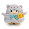 NICI MyMochi Tučniak Waddle 8cm v kostýme mačičky a kačičkou plyš
