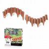 Záhradný obrubník plast 250 cm x 12,5 cm hnedý