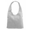 JGL (JUST GLAMOUR) Dámská shopper kabelka přes rameno světle šedá