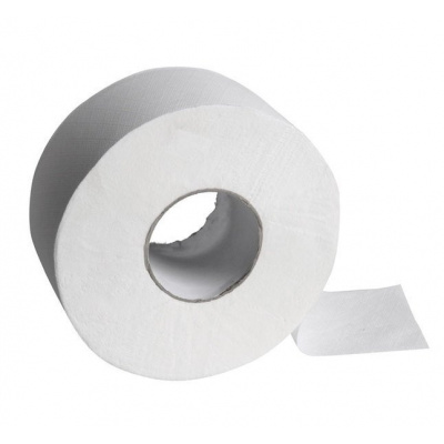AQUALINE JUMBO soft dvojvrstvový toaletný papier, priemer rolky 27,5cm, dĺžka 340m, dutinka 76mm 203A110-75