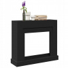 VidaXL Kryt krbu, čierny, 100x30x87,5 cm, materiál na báze dreva