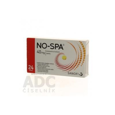 Zentiva, k.s. NO-SPA 40 mg tbl (blis.PVC/Al) 1x24 ks