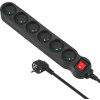 MacLean Power Strip 6 Sockets 1,5 m Black (MCE225)