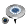 Zahradní dekorační svítidlo LTC LXLL1218, 16 x LED, solární, nerez, 6000K