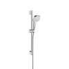 HansGrohe Croma Select E - Sprchová súprava Multi EcoSmart 9 l/min 0,65 m, biela/chróm 26581400