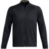 Under Armour Men's Curry Travel Moisture-Wicking Long Sleeve Bomber Jacket Triple Black XL