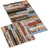 Bellatex 3D tlač sada 850/975 drevená podlaha 60x100,60x50 cm