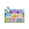 Bigjigs Toys Podlahové puzzle Domček pre bábiky 48 ks