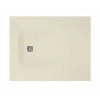 Duravit Sustano Sprchová vanička, 100x80 cm, DuraSolid, matná krémová 720273620000000