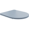 Mexen sedadlo so spomaleným pádom, slim, duroplast, sivá-modrá matná - 39740069