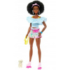 Mattel Barbie® DeLuxe módní panenka trendy bruslařka, HPL77