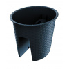 PROSPERPLAST kvetináč na zábradlie 29,8cm RATOLLA DRLB300-S433 antracit plastový