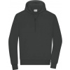 DAIBER JN 8034 / Pánska lounge mikina s kapucňou - graphite XXXL