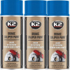 Lak na brzdové strmene a bubny K2 BRAKE CALIPER 400ML Modrý