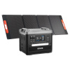 Vevor Prenosná power stanica 2400 W 2160 Wh LiFePO4 200 W panel, 10 výstupov KZSCNDYTJZDTG9GZZ001V2