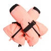 Alpine Pro Vonko Detské rukavice s Ptx membránou KGLB020 neon salmon XS