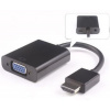Předvodník HDMI na VGA se zvukem 3,5mm jack- černý khcon-19 PremiumCord