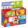 CzuCzu Puzzle Zvieratká z farmy - Hľadaj dvojice, 18 mes.+ , 7x2 dieliky