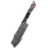 IZMAEL Damaškový kuchynský nôž Tetsu Nakiri/Modrá 17.9 cm