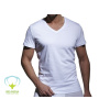 Pánske tričko - Hotberg Neckline V Farba: Biela, Veľkosť: XL