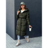 Zelená dlhá dámska bunda na zimu TY4370, ty4370-XL XL