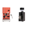 Profitec GO, red + Eureka Mignon Zero, BL black