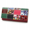 Peňaženka - Julia Rosso Portfólio Prírodná koža Multi -Colored P133 [02-02] [G89] -Dámsky produkt (Julia Rosso Dámska kožená patchwork peňaženka)