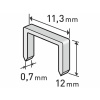 Spony 12mm, 11,3x0,52x0,70mm, balenie 1000ks, EXTOL PREMIUM
