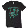 Hybris Rick a Morty tričko Duotone černý Velikost M (Medium)