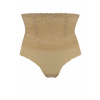 Sheila tvarujúce vysoké čipkované nohavičky 009 L béžová