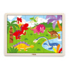 Viga dřevěné puzzle 16 dílků dinosauři