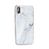 Púzdro Futeral Forcell Marble Samsung A405 Galaxy A40 - White