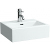 Laufen LIVING CITY umývátko 45 cm, s otvorem pro baterii a přepadem