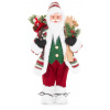 MagicHome Vianoce Dekorácia MagicHome Vianoce, Santa s lyžami, 46 cm