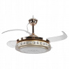 Kupelňový ventilátor - 42-palcový LED stropný ventilátor s diaľkovým ovládaním (Kupelňový ventilátor - 42-palcový LED stropný ventilátor s diaľkovým ovládaním)