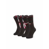 Tommy Hilfiger pánske čierne ponožky 2 pack 100001492 39
