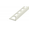 SP6/1 ukončovacia lišta L ACARA, AAR, PVC krémová, 10 mm, 2,5 m