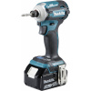 Makita DTW701RTJ aku rázový utahovák, 700 Nm, 18 V, 5 Ah, vč. 2x aku, vč. nabíječky, kufřík