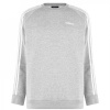 adidas Studio Lounge 3-Stripes Sweatshirt Womens Med Grey M (12-14)