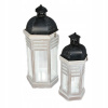 Lampáš, svietník - SILVER PK2 lucerna LANTERN WHITE (Lampáš, svietník - SILVER PK2 lucerna LANTERN WHITE)