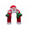 Nafukovacia vianočná bránka, oblúk Santa Claus 360 cm