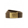 Opasok Fjallraven Canvas Brass Belt 4 cm - dark olive